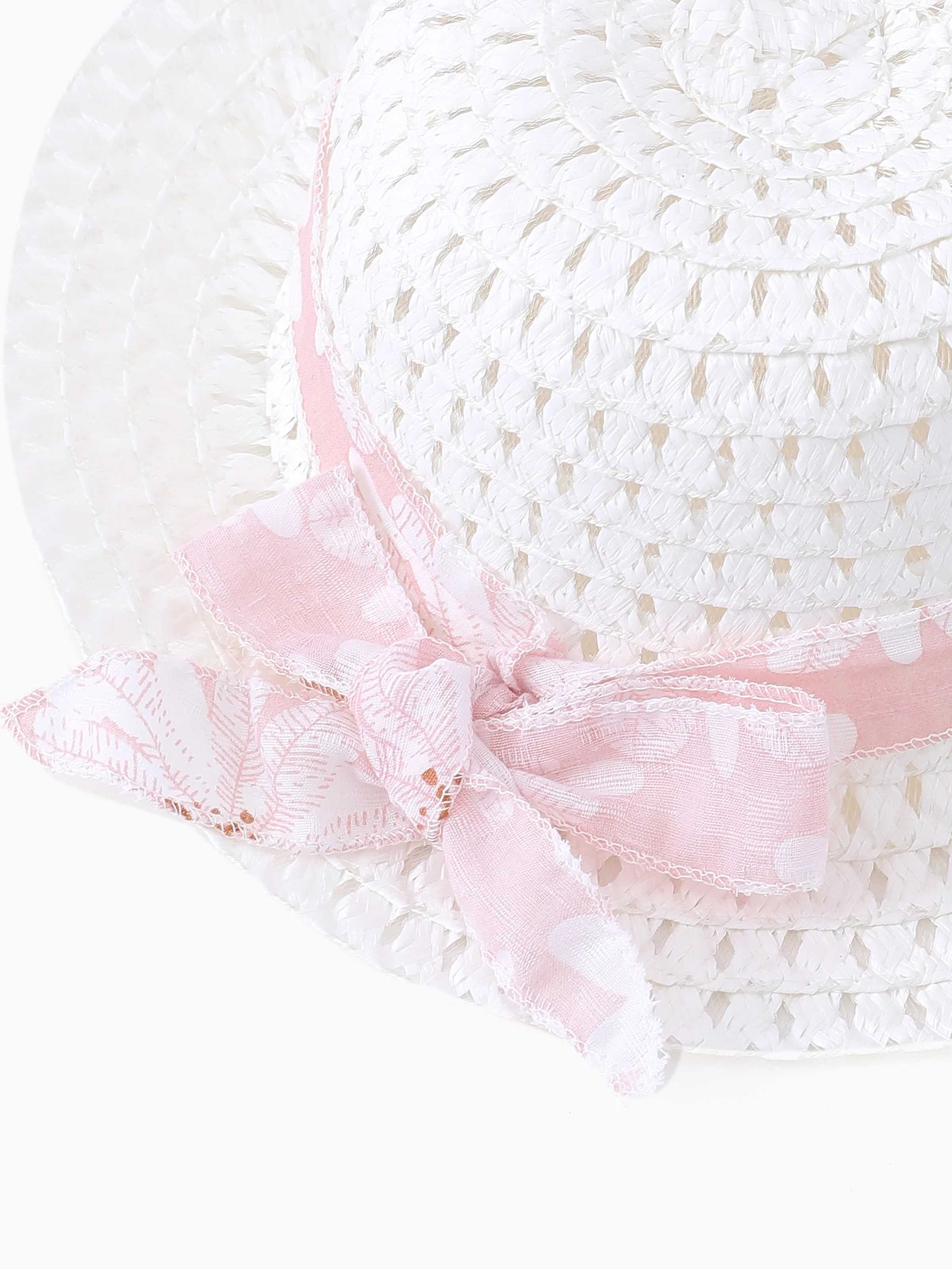 2pcs Baby Girl Little Daisy Bowknot Dress Set Pink - Image 5
