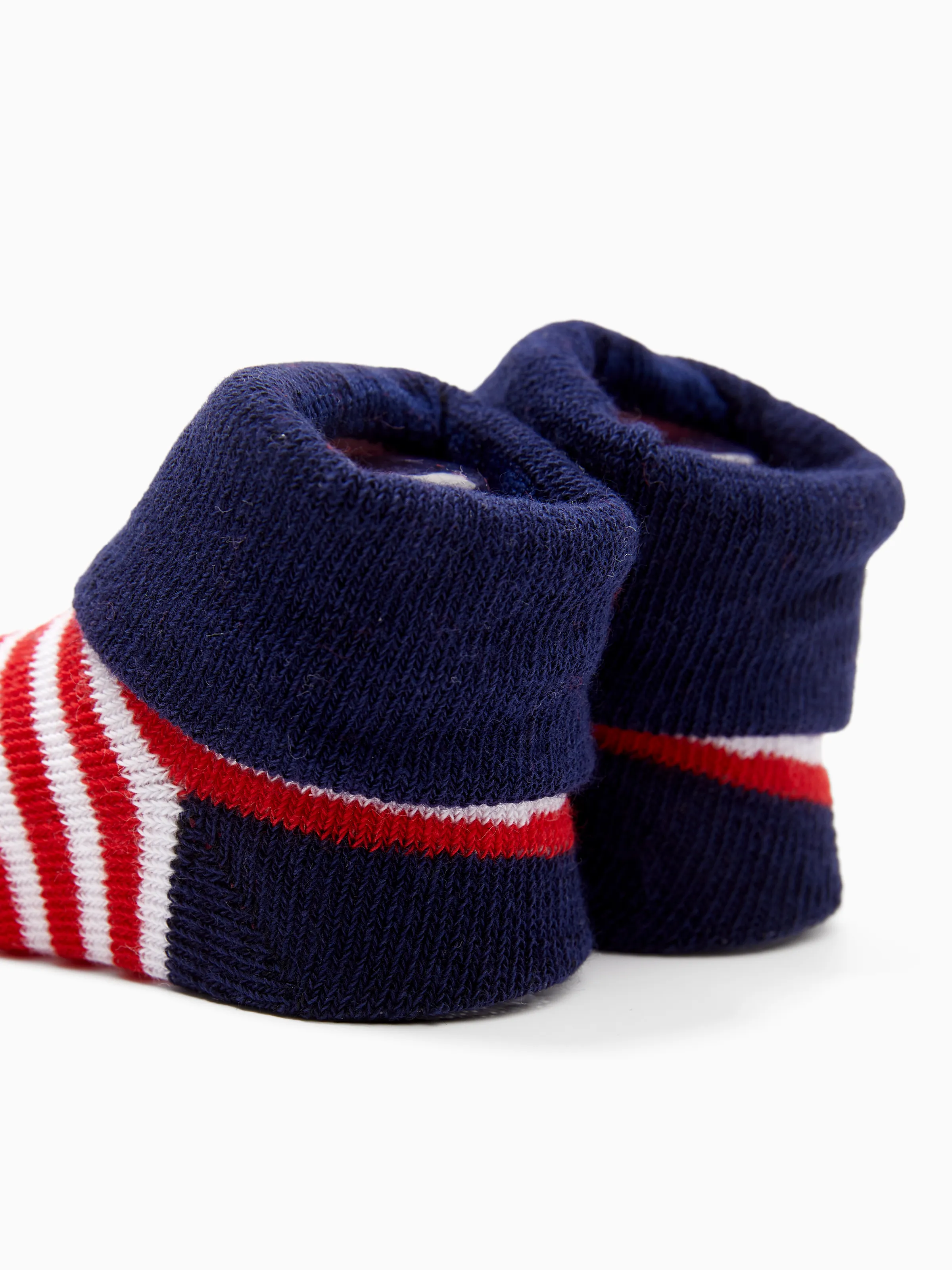 Baby Boy 3-Pack Cotton Slip Resistant Socks Color-A - Image 7