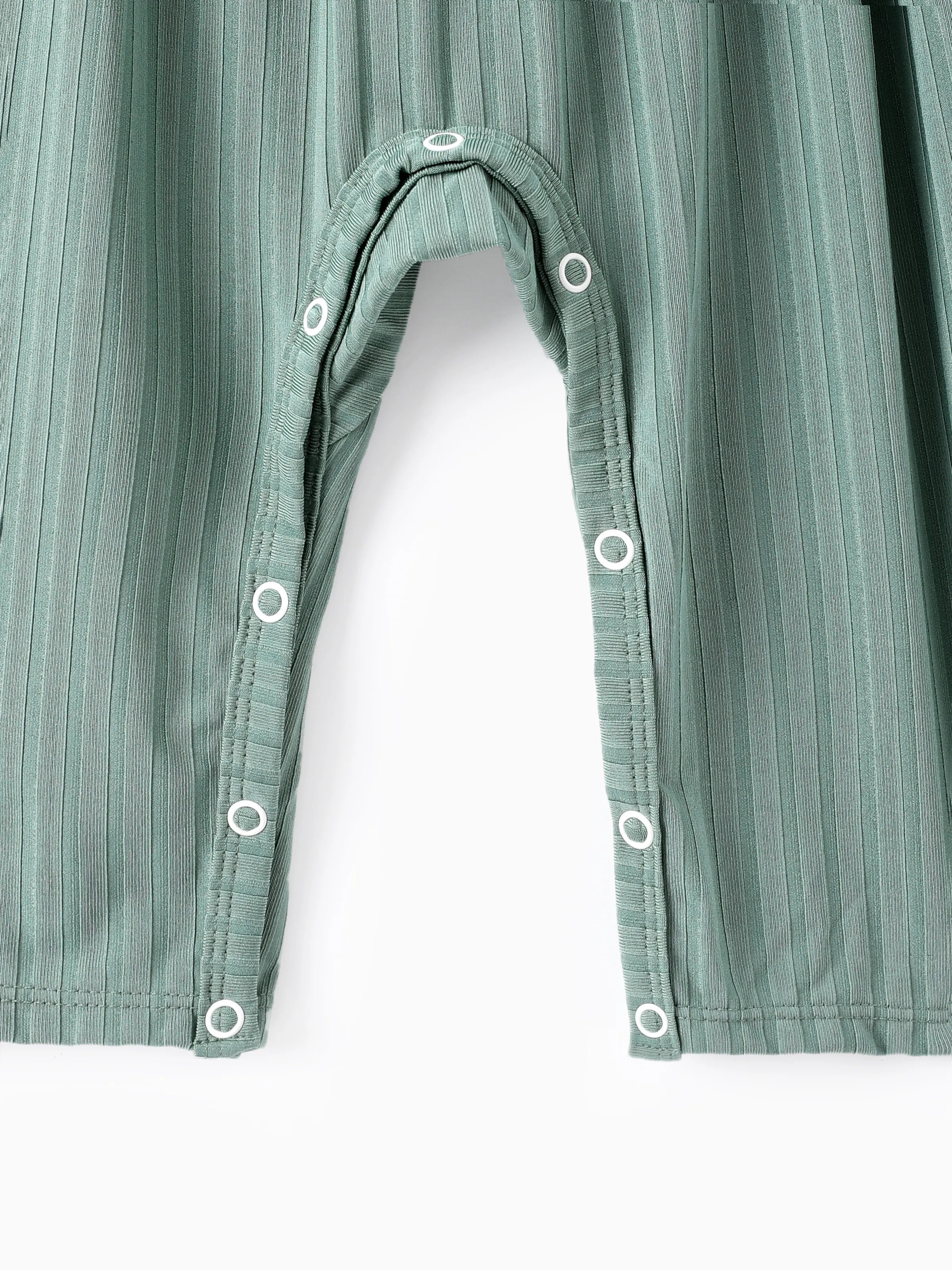 Baby Girl Clothes Floral Print Jumpsuit GrayGreen - Image 5