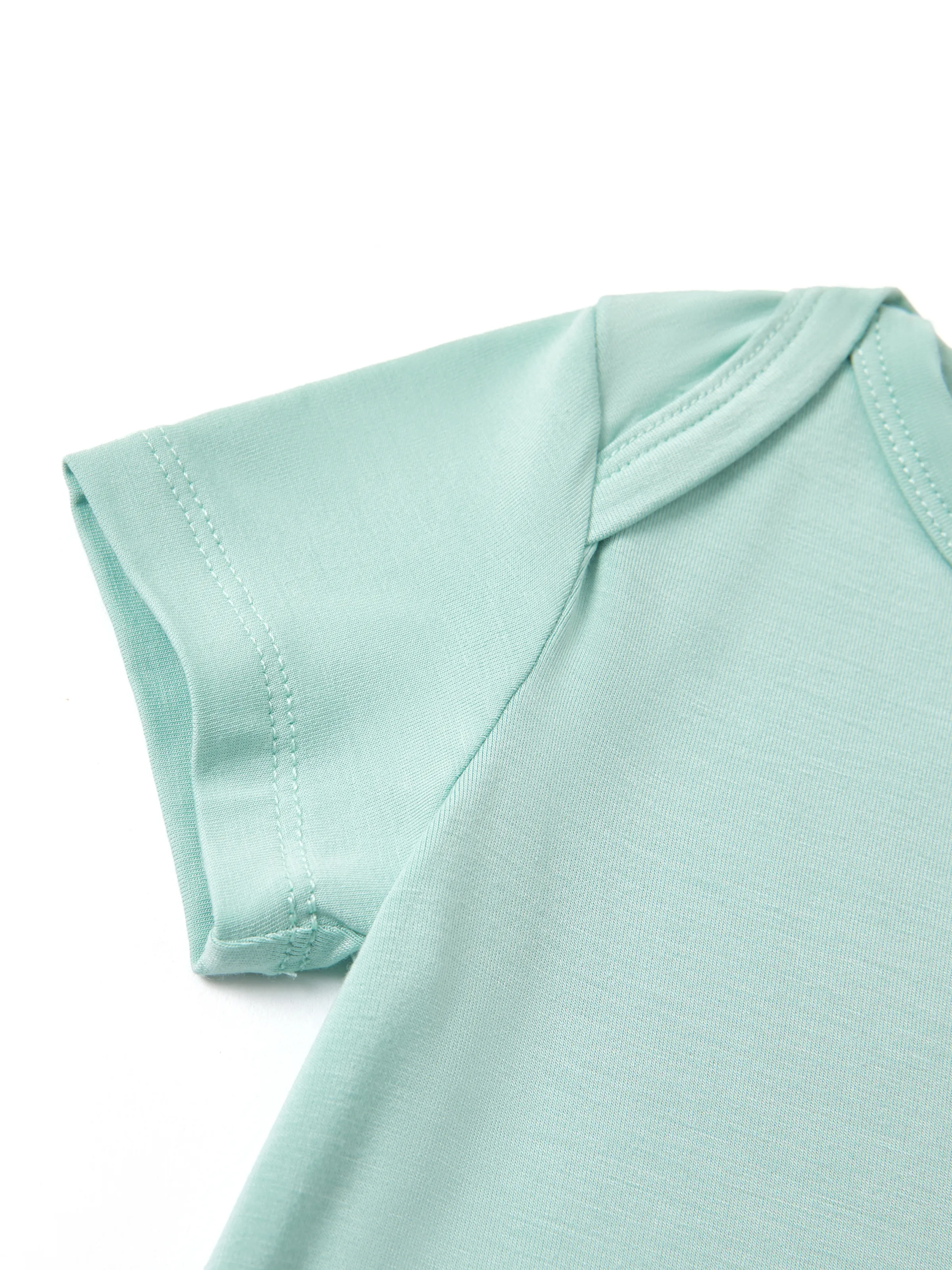 Bamboo Baby Boy/Girl Casual Romper Green - Image 3