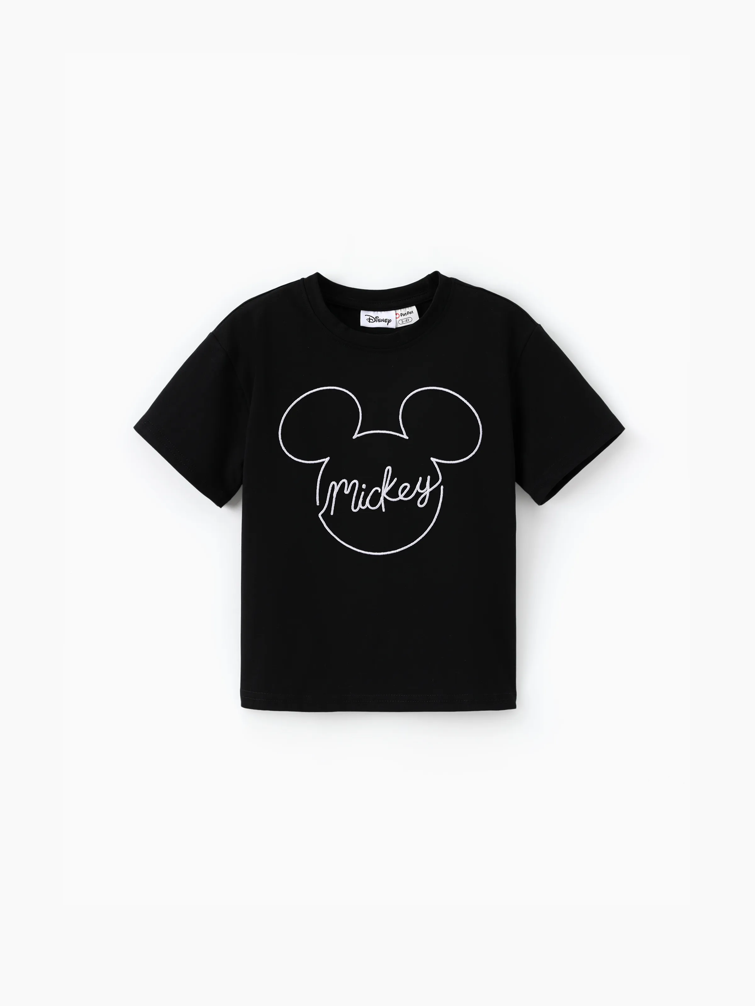 Disney Mickey and Friends Family matching 1pc Mickey Mouse Allover Print Sporty Dress/Cotton Top /Romper Expression Casual Suits Family Set Black - Image 19