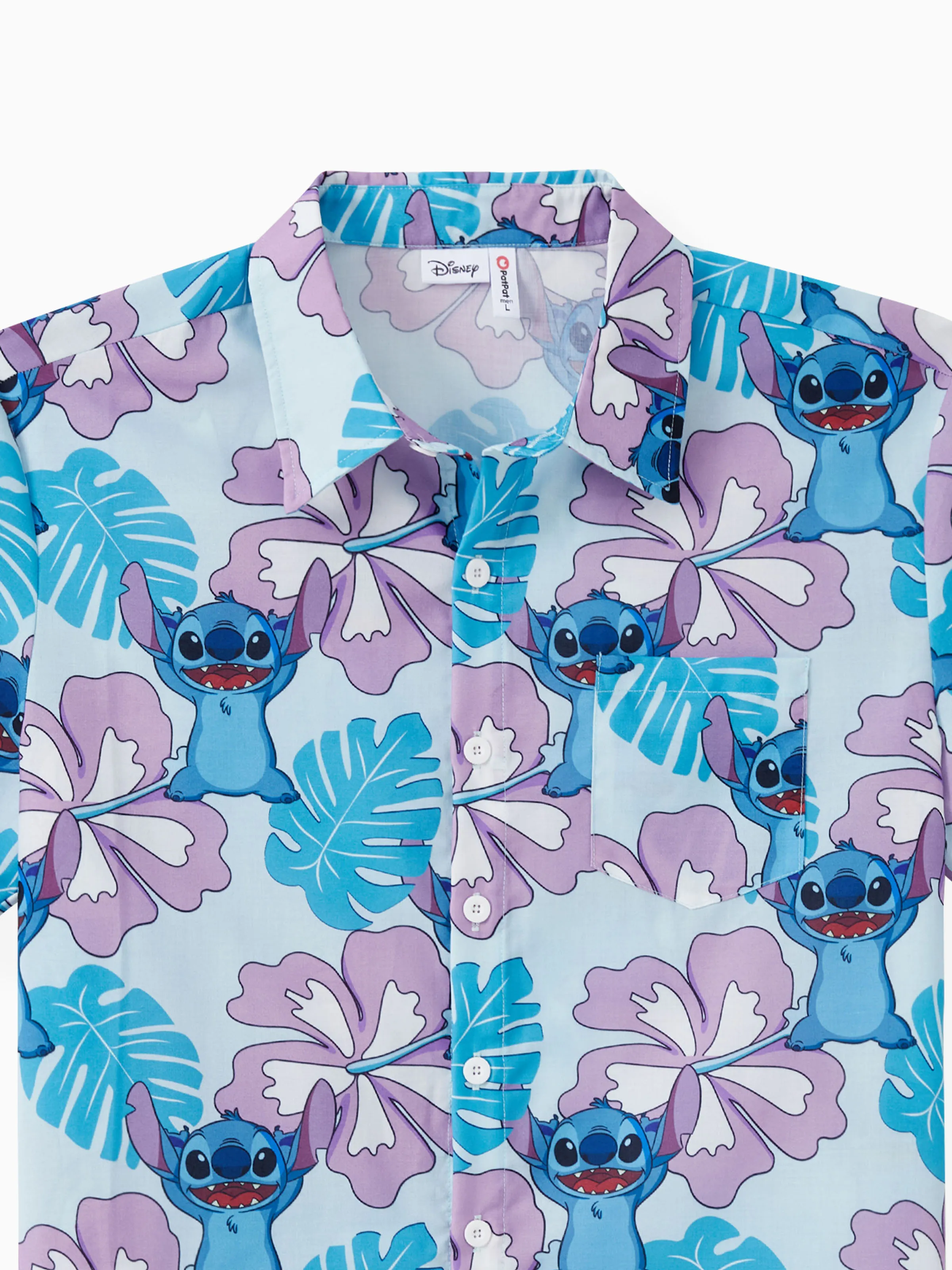 Disney Stitch Family Matching Naia™ Stitch and Hawaii Style Floral Print Sleeveless Dress/Onesie Shirt Multi-color - Image 22